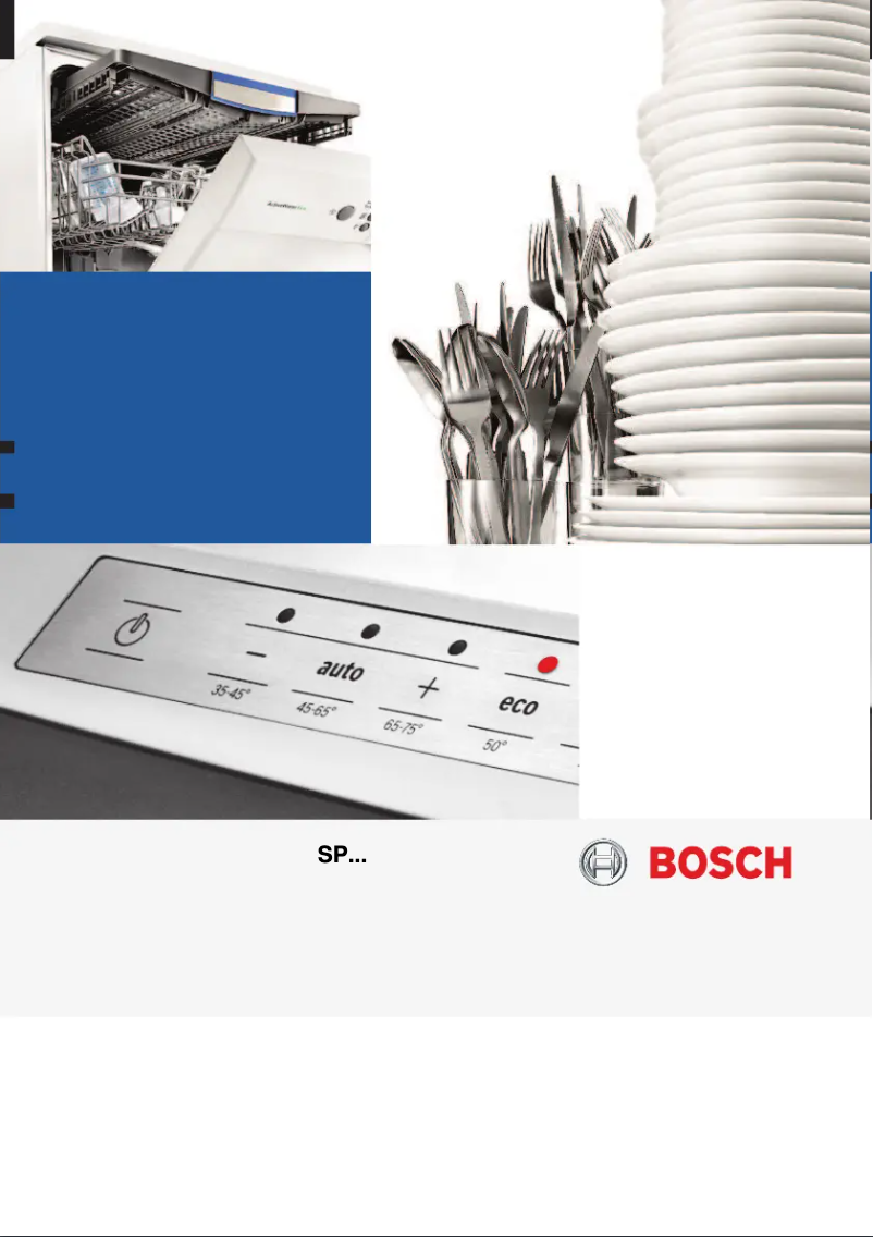 Page n°1 - Manuel utilisateur Bosch SPS53M32EU