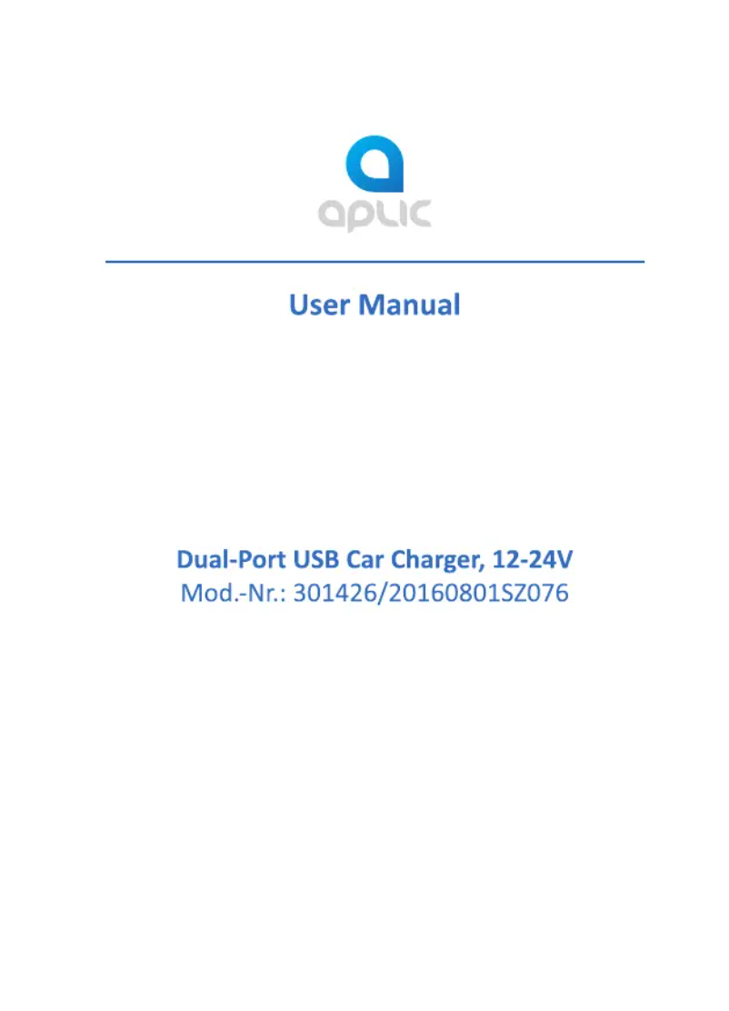 Page 1 de la notice Manuel utilisateur Aplic 301426