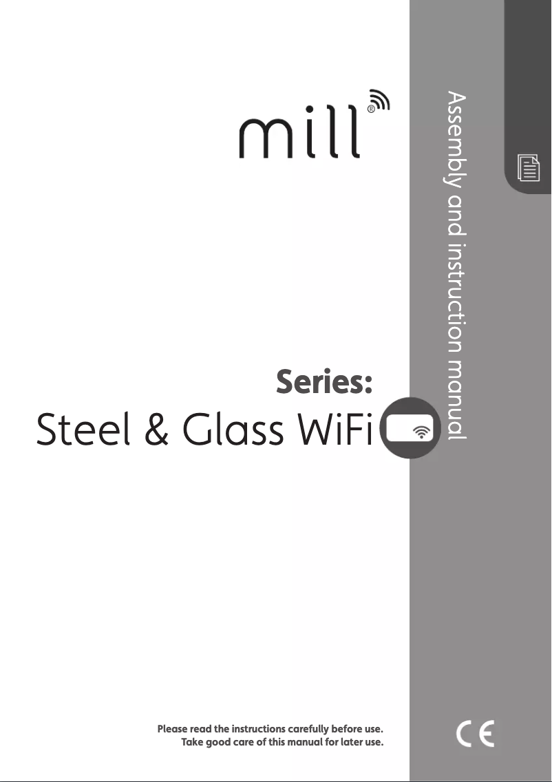 Page 1 de la notice Manuel utilisateur Mill Steel & Glass WiFi