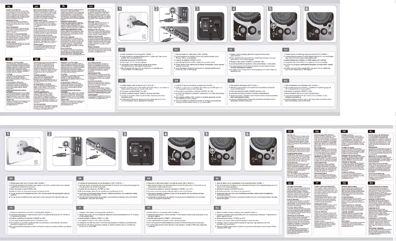 Imagen de la primera página del manual del dispositivo Big Bass 95