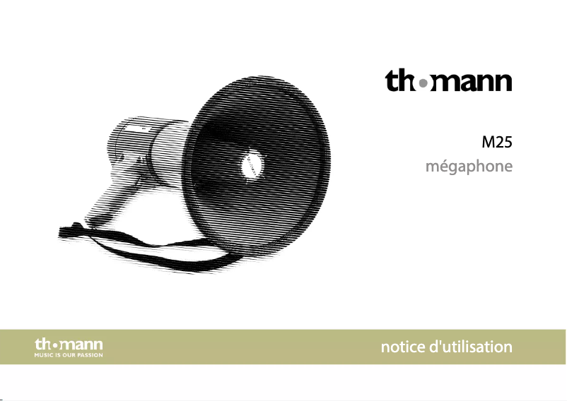 Image de la première page du manuel de l'appareil M25