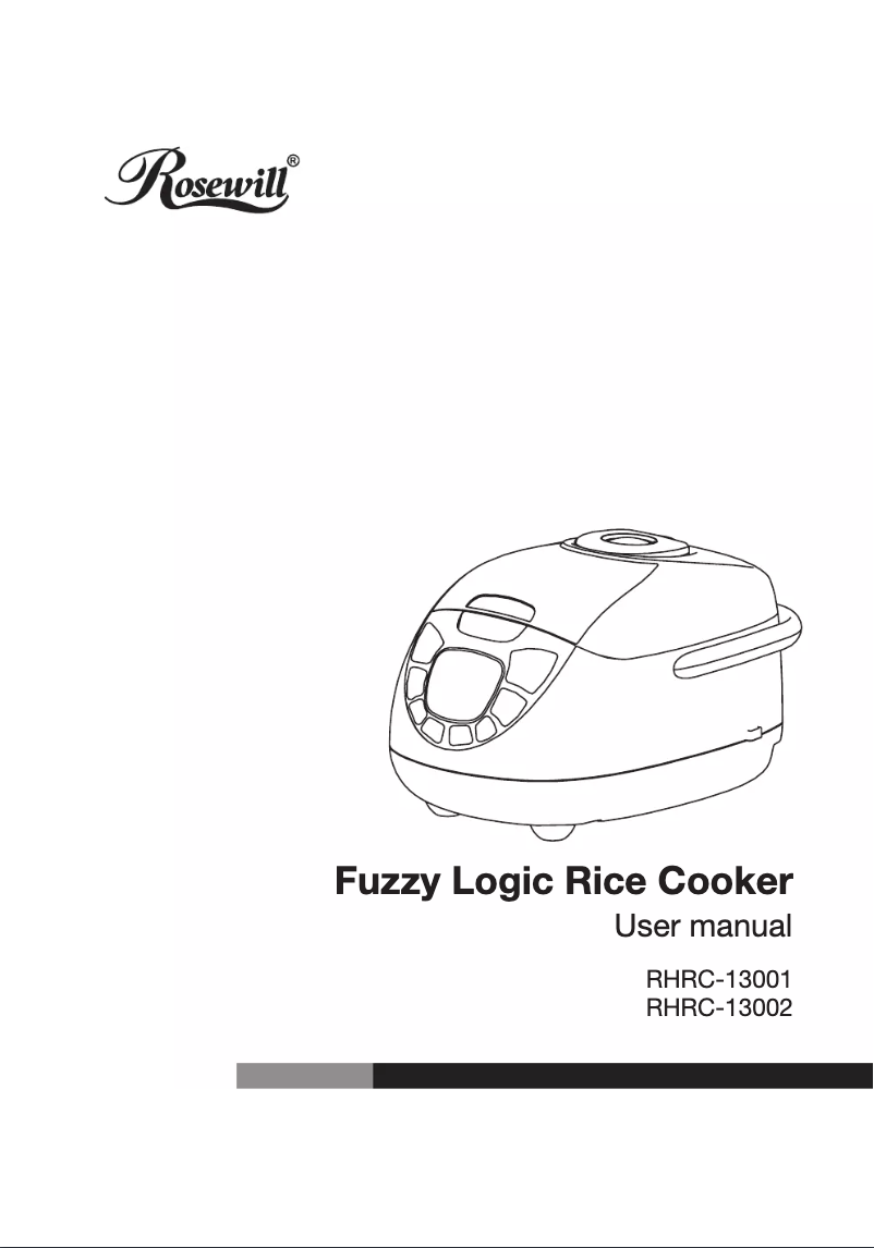 Page 1 de la notice Manuel utilisateur Rosewill Fuzzy Logic RHRC-13001