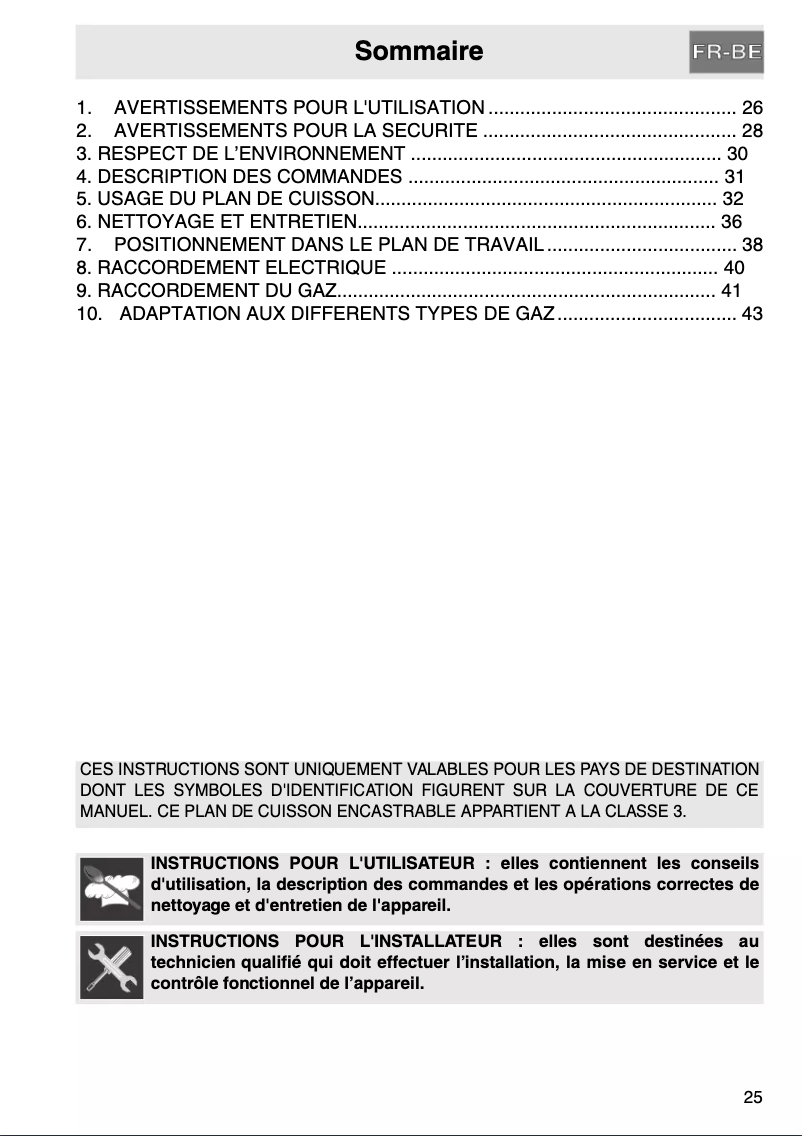 Page 1 de la notice Manuel utilisateur Smeg P755SBBN