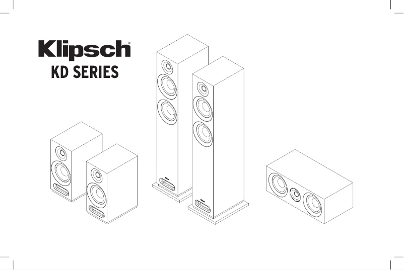 Page 1 de la notice Manuel utilisateur Klipsch KD-52C