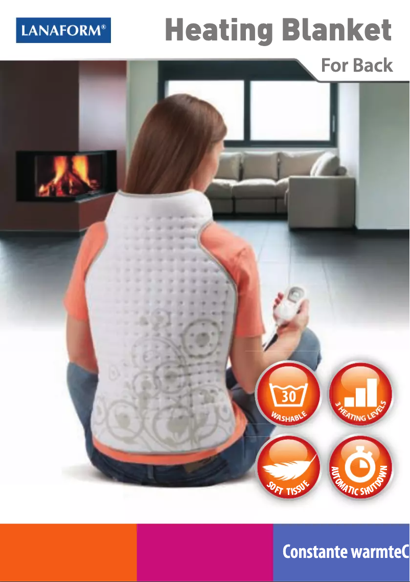 Image de la première page du manuel de l'appareil Heating Blanket