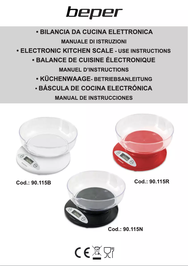 Image de la première page du manuel de l'appareil 90.115B