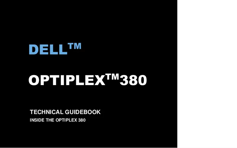 Page 1 de la notice Manuel utilisateur Dell OptiPlex 380SF