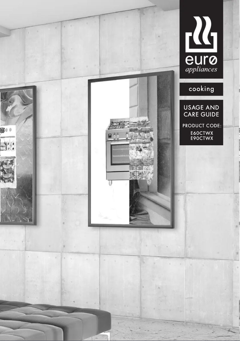 Page 1 de la notice Manuel utilisateur Euro Appliances E60CTWX