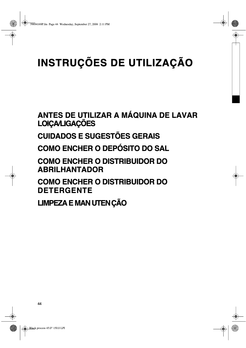 Image de la première page du manuel de l'appareil ADP 6837