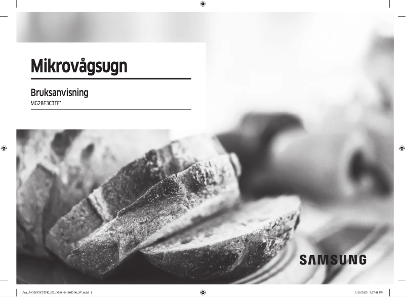 Page 1 de la notice Manuel utilisateur Samsung MG28F3C3TFK