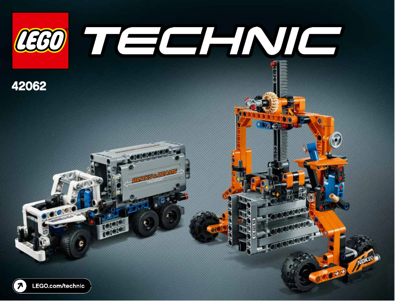 Page 1 de la notice Manuel utilisateur Lego Technic 42062