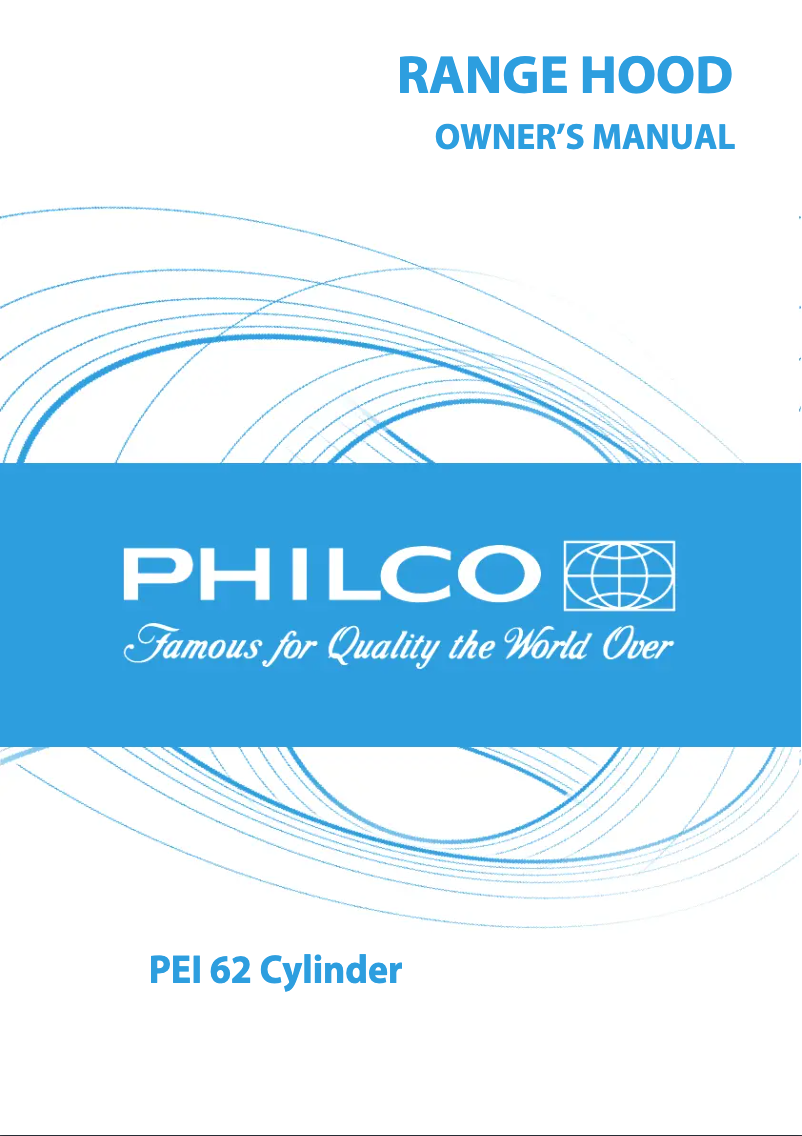 Page 1 de la notice Manuel utilisateur Philco PEI 62 Cylinder