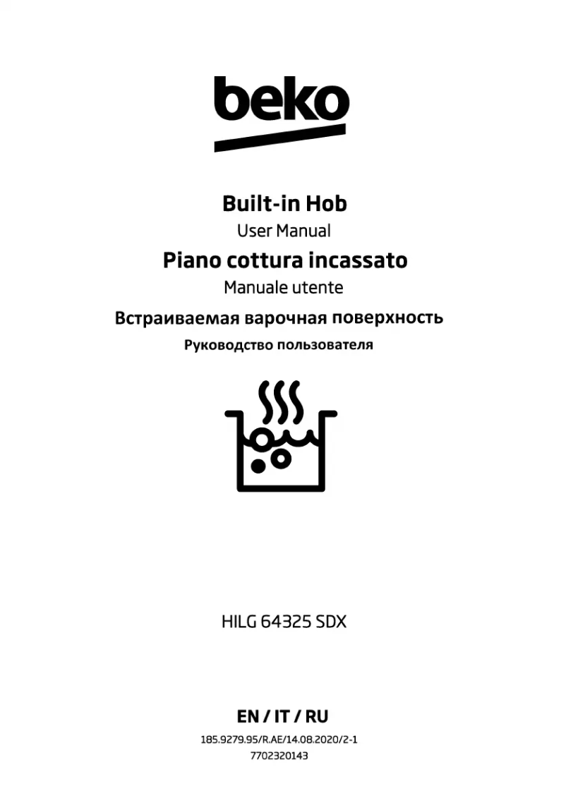 Page n°1 - Manuel utilisateur Beko HILG 64325 SDX