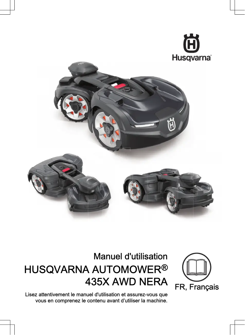 Image de la première page du manuel de l'appareil Automower 435X AWD