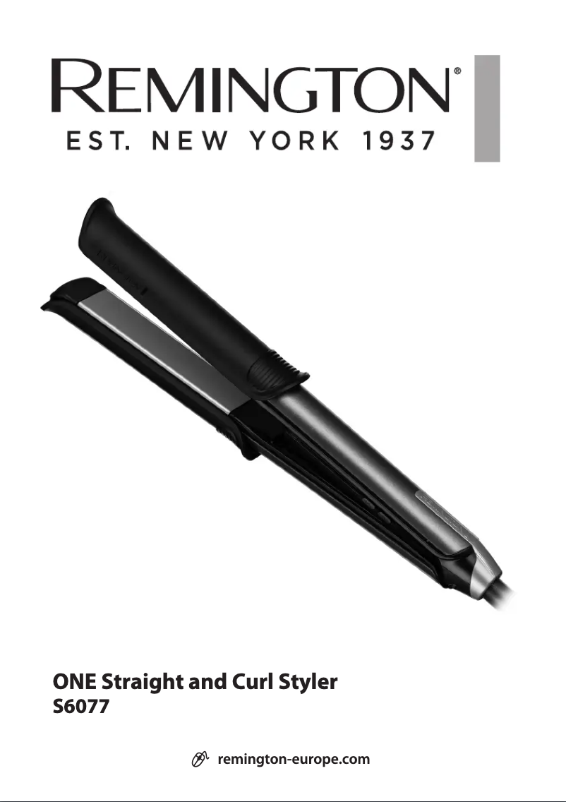 Page 1 de la notice Manuel utilisateur Remington S6077