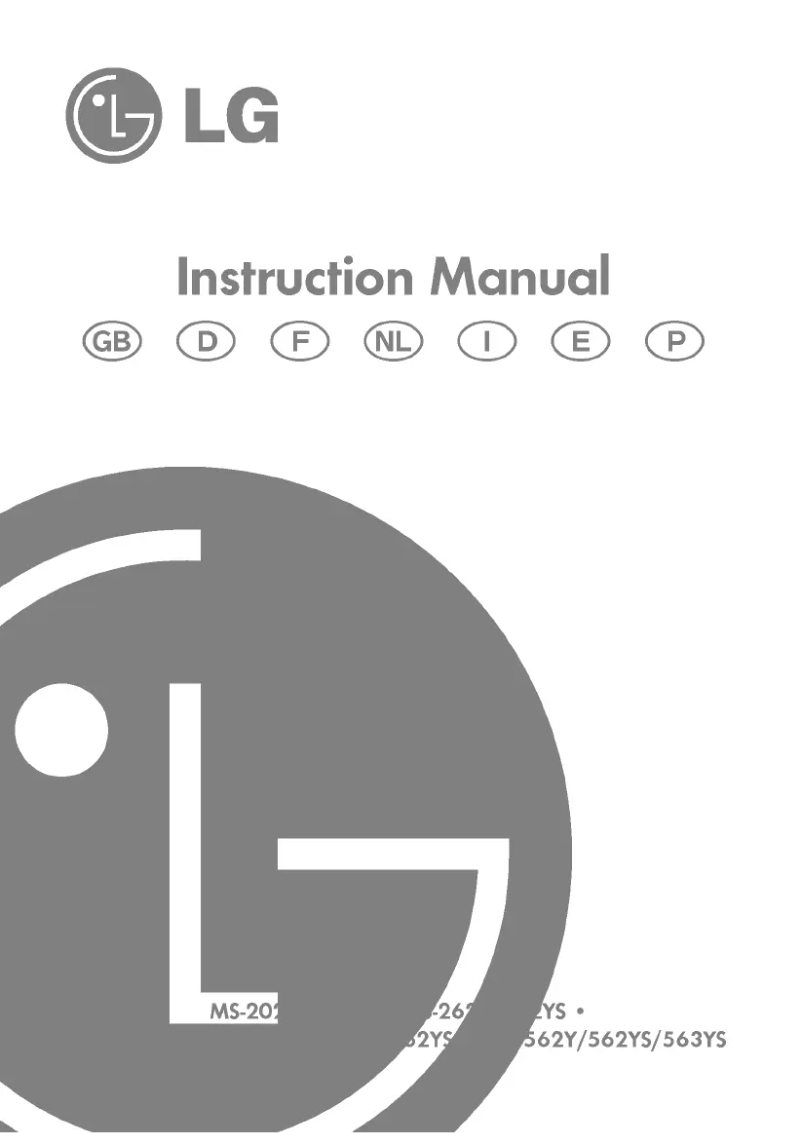 Page n°1 - Manuel utilisateur LG MS-202Y