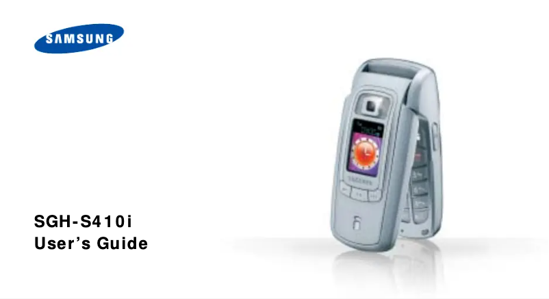 Page n°1 - Manuel utilisateur Samsung SGH-S410