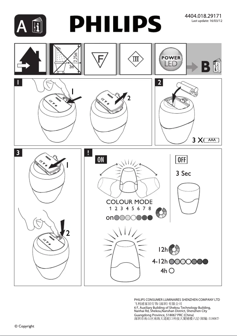 Page n°1 - Manuel utilisateur Philips Accents 310103186