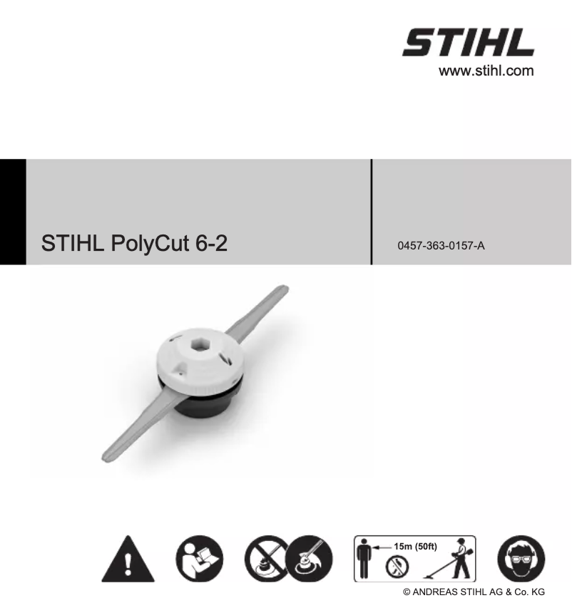 Page 1 de la notice Manuel utilisateur Stihl PolyCut 6-2