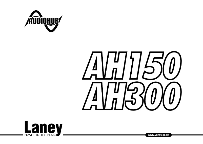 Page 1 de la notice Manuel utilisateur Laney Audiohub AH300