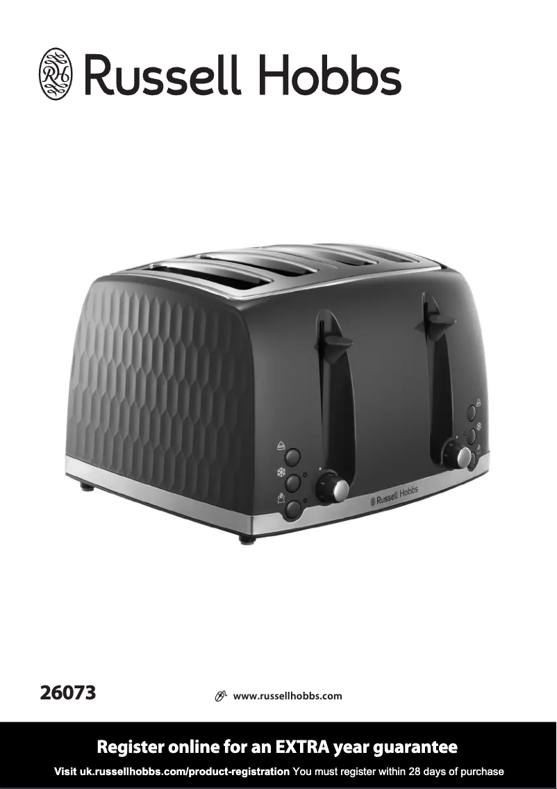 Page 1 de la notice Manuel utilisateur Russell Hobbs Honeycomb 26073