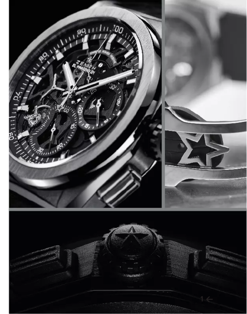 Page 1 de la notice Manuel utilisateur Zenith Defy El Primero 21 49.9000.9004/78.M9000