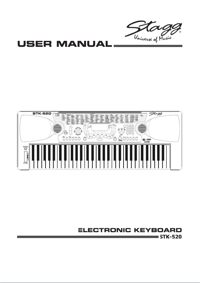Image de la première page du manuel de l'appareil STK-520
