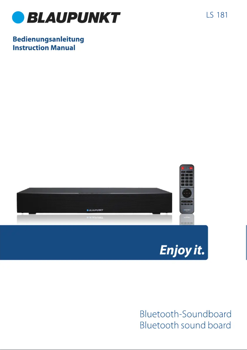 Page n°1 - Manuel utilisateur Blaupunkt LS 181