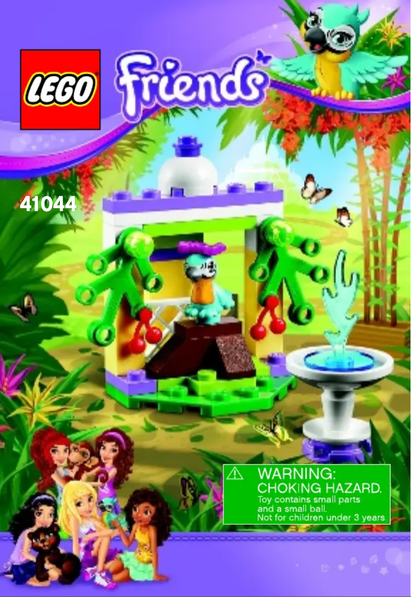 Page 1 de la notice Manuel utilisateur Lego Friends 41044
