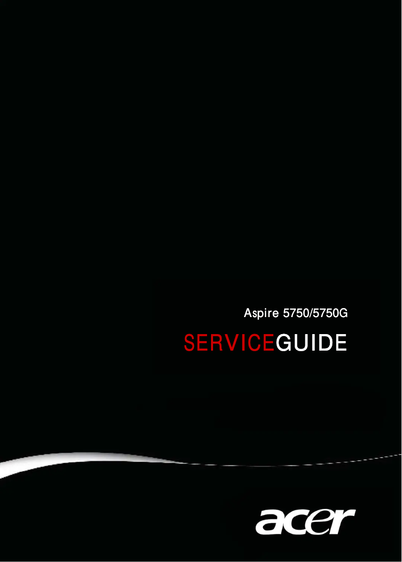 Página 1 del manual Manual de usuario Acer Aspire AS5750G