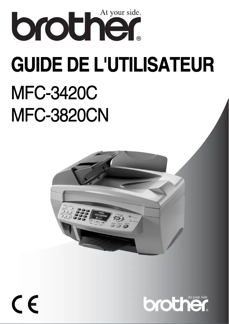 Image de la première page du manuel de l'appareil MFC-3420C