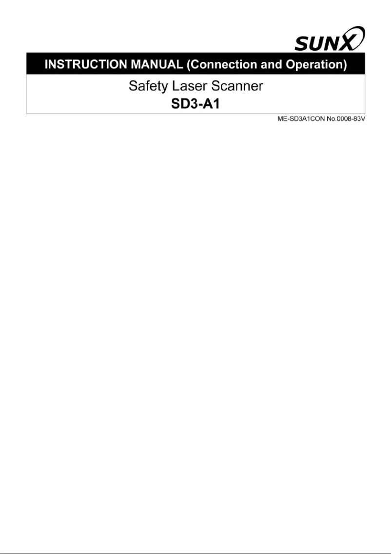 Image de la première page du manuel de l'appareil SD3-A1