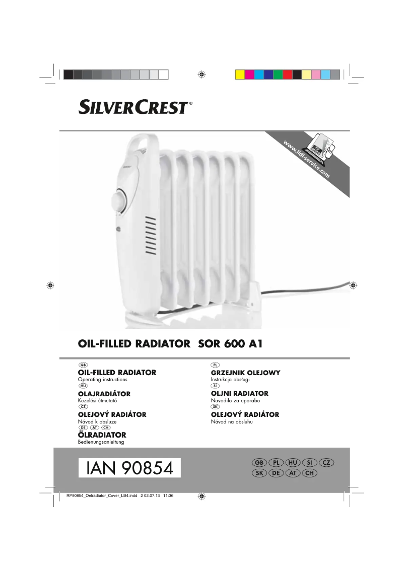 Image de la première page du manuel de l'appareil SOR 600 A1