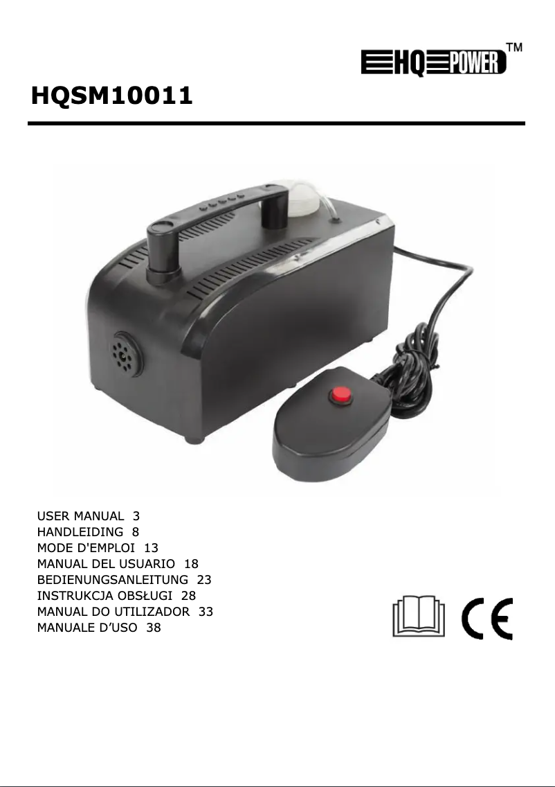 Page n°1 - Manuel utilisateur HQ Power HQSM10011