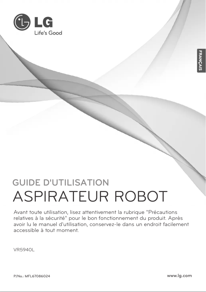 Page n°1 - Manuel utilisateur LG VR5940L