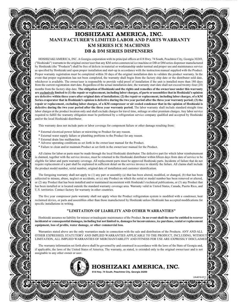 Image de la première page du manuel de l'appareil KML-500MAJ