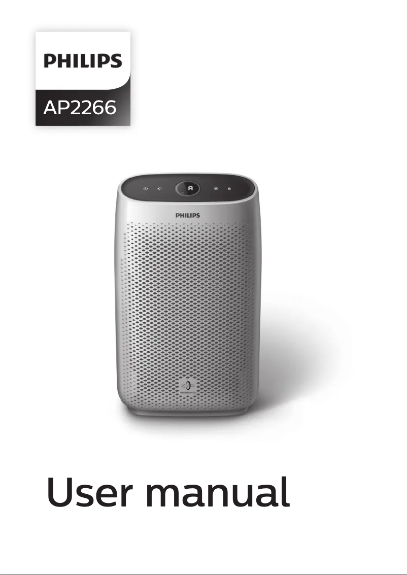 Page 1 de la notice Manuel utilisateur Philips AP2266