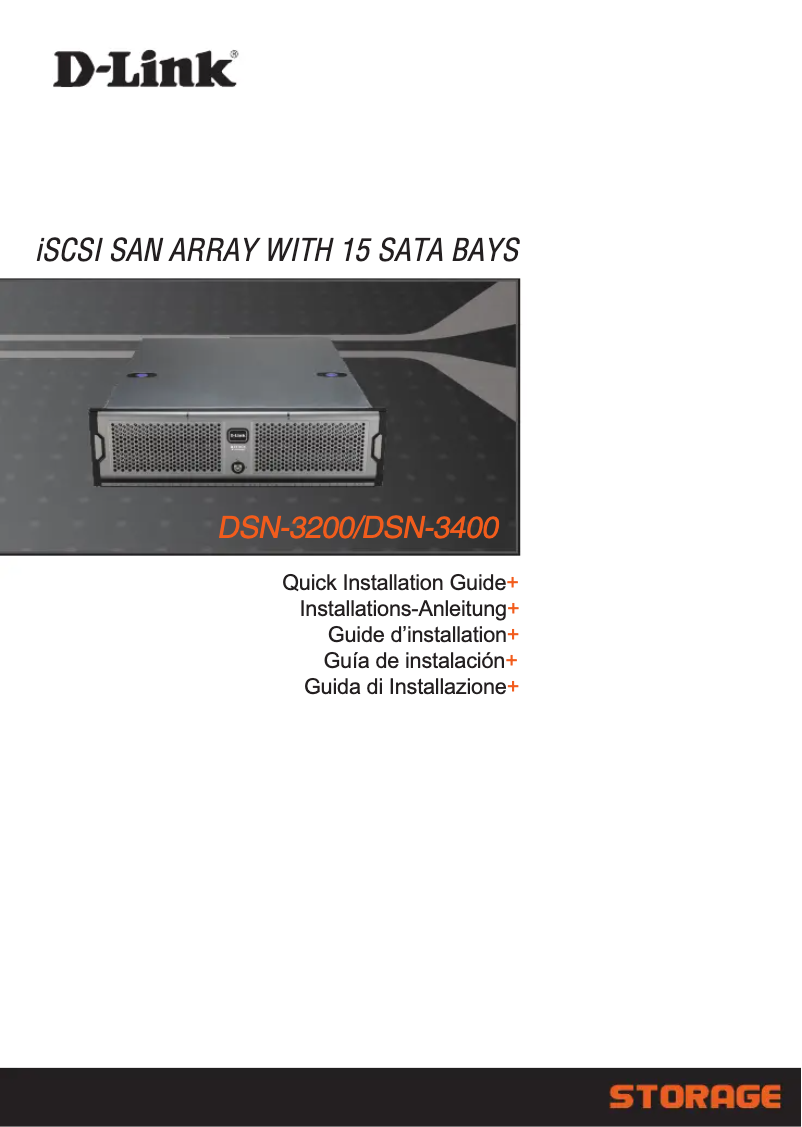 Image de la première page du manuel de l'appareil DSN-3200