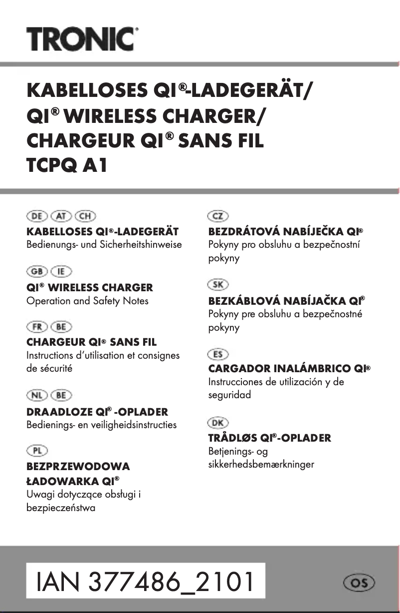 Image de la première page du manuel de l'appareil HG08305A