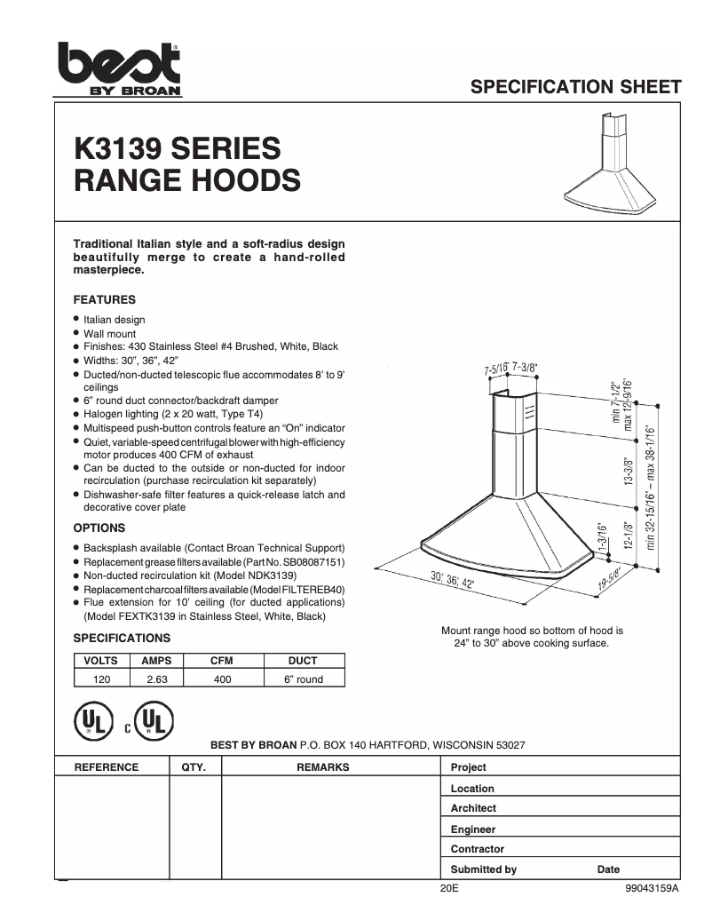 Image de la première page du manuel de l'appareil K313930SS