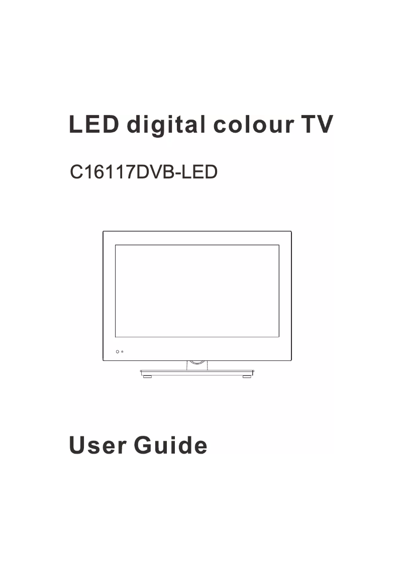 Imagen de la primera página del manual del dispositivo C16117DVB