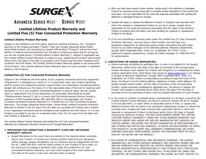 Image de la première page du manuel de l'appareil SA-1810