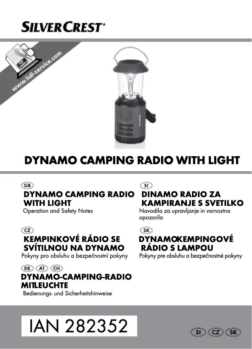 Page 1 de la notice Manuel utilisateur SilverCrest HG02050