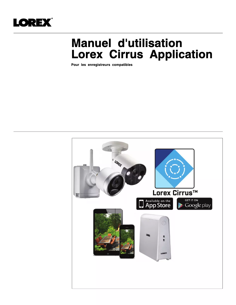 Image de la première page du manuel de l'appareil LHB900