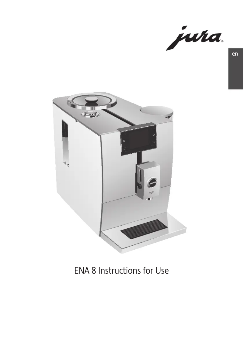 Image de la première page du manuel de l'appareil ENA 3