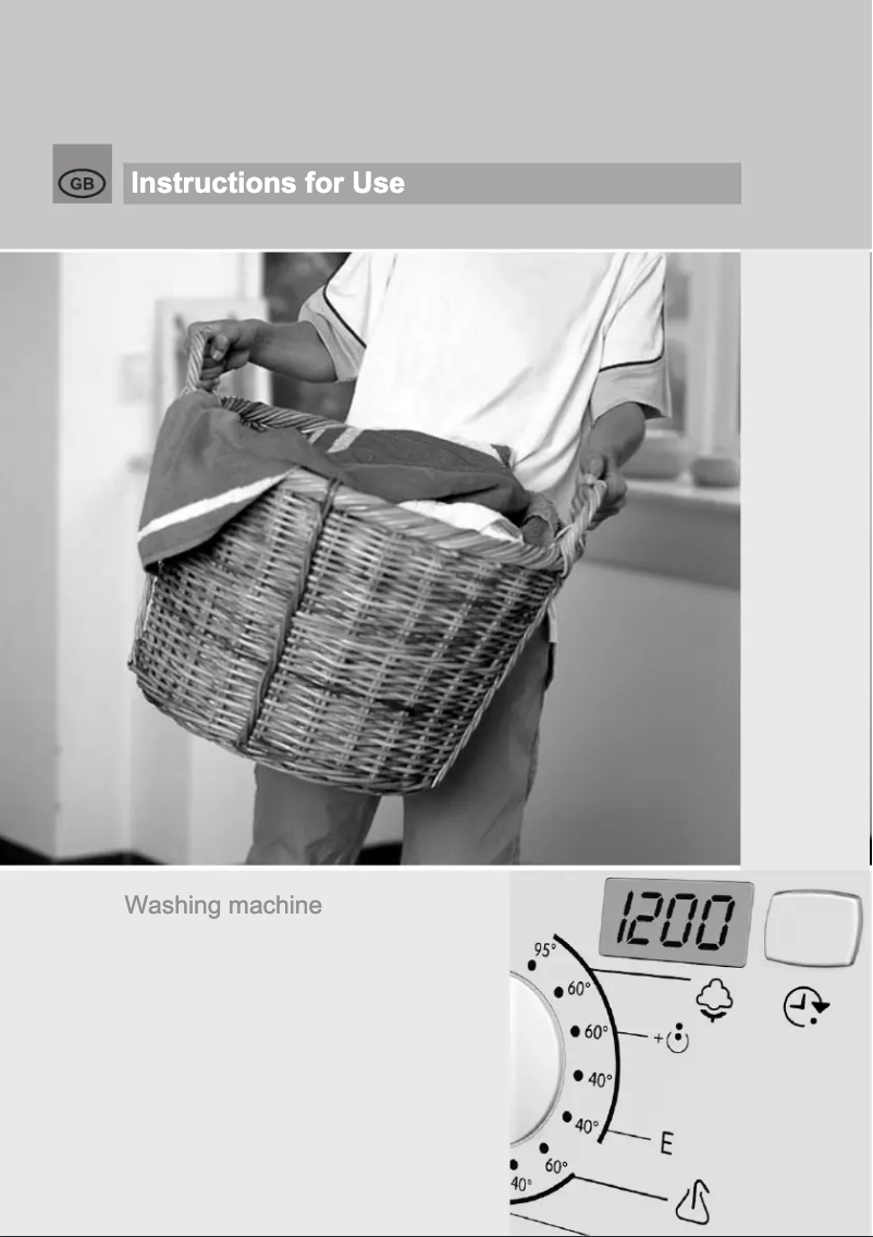 Page n°1 - Manuel utilisateur Gorenje WA 60149