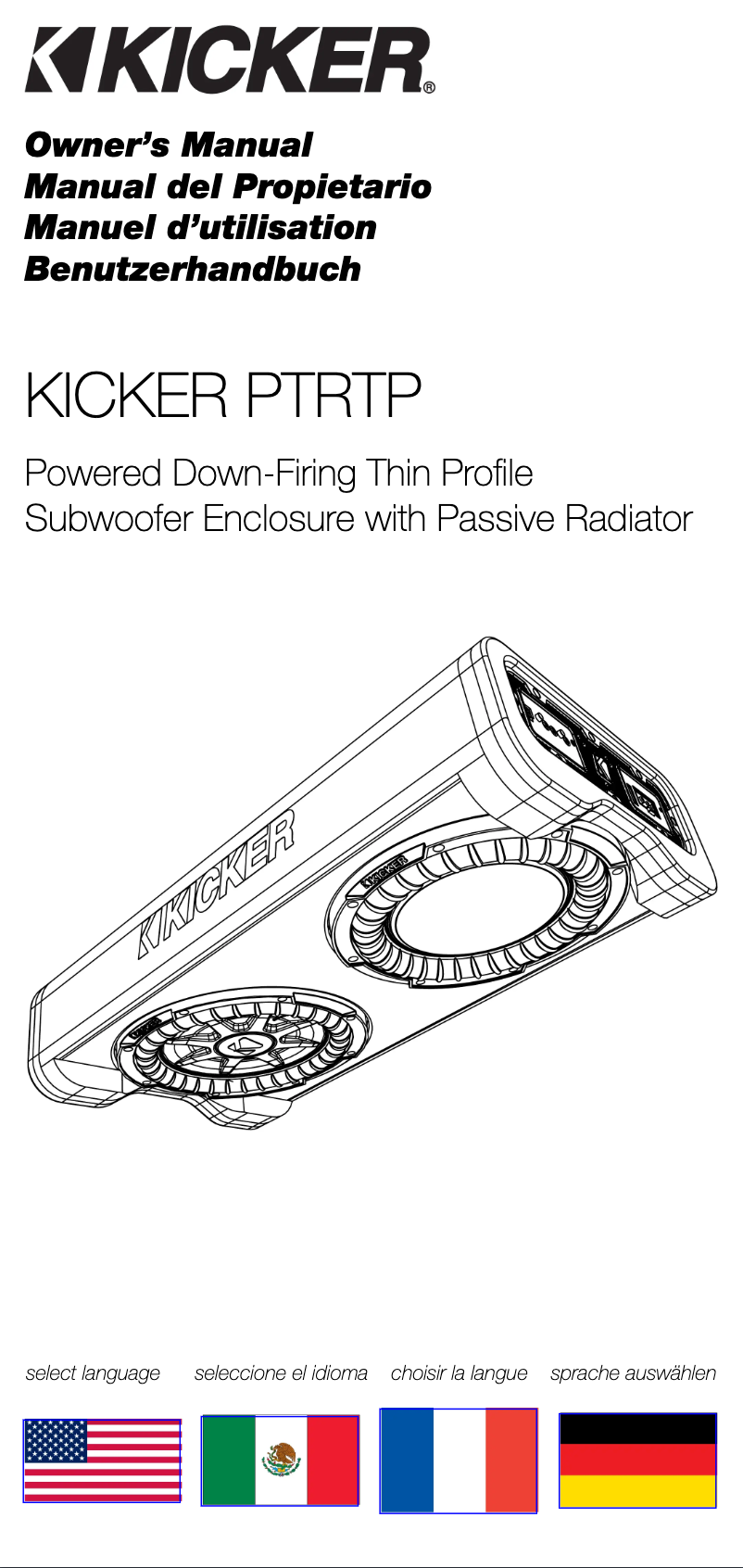 Page 1 de la notice Manuel utilisateur Kicker 49PTRTP12
