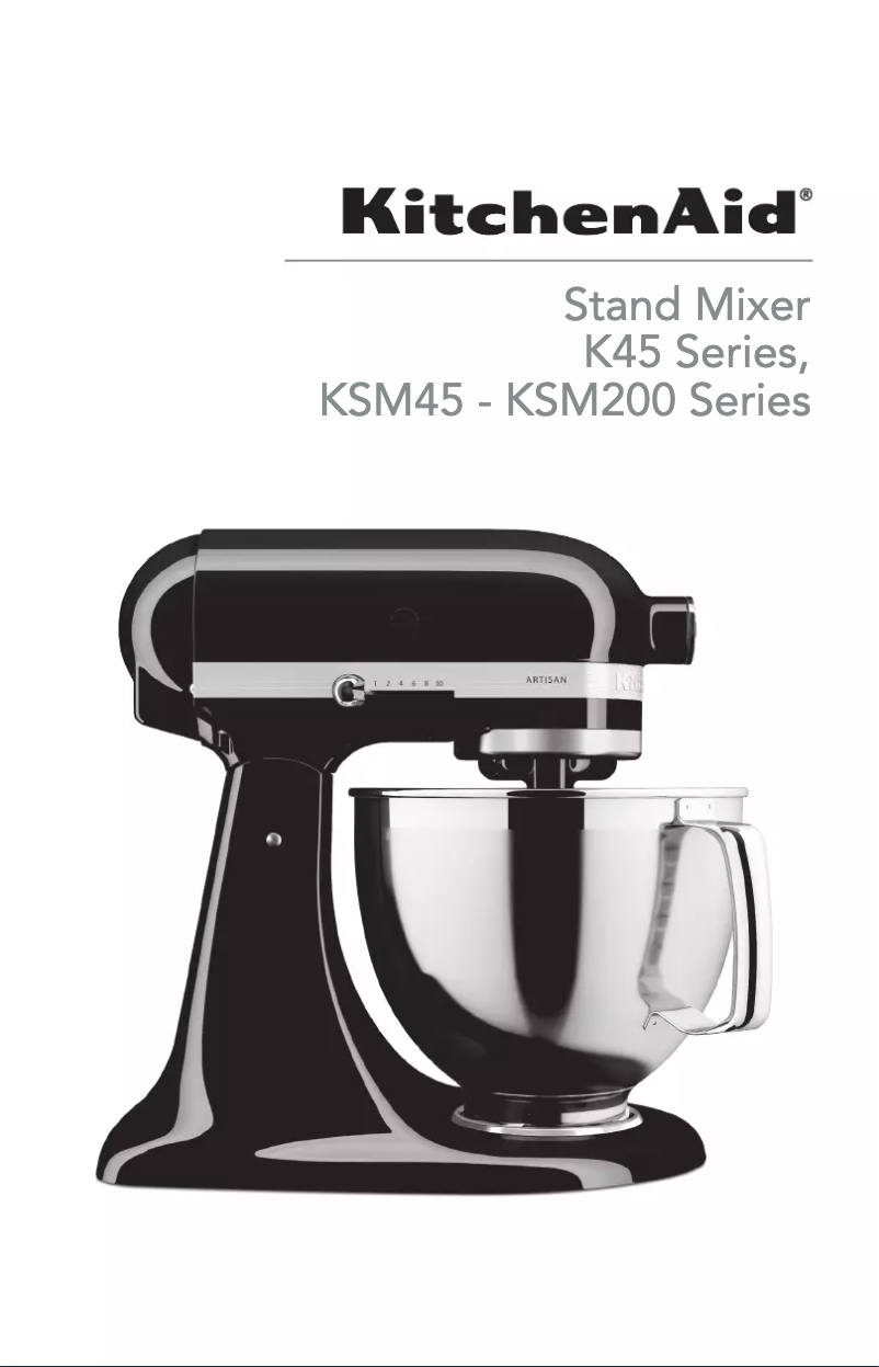 Page n°1 - Manuel utilisateur KitchenAid KSM150PSIC