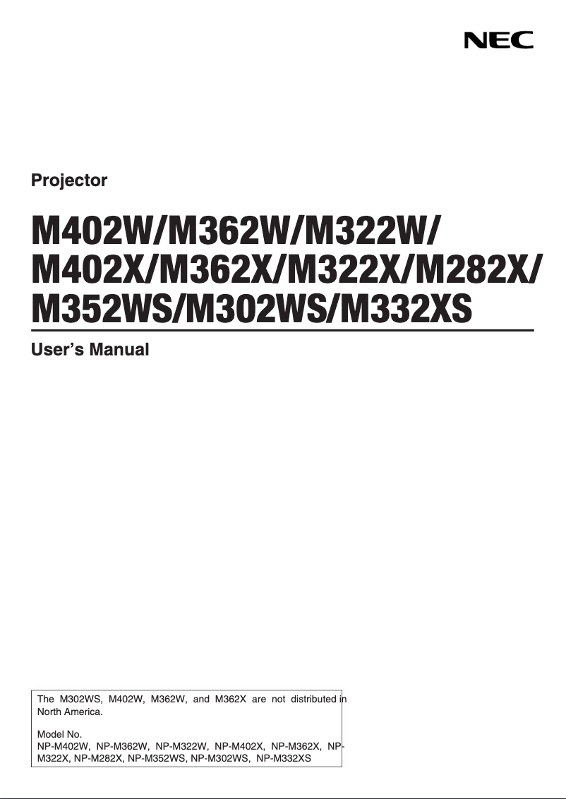 Image de la première page du manuel de l'appareil M420W