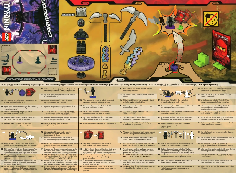 Page n°1 - Manuel utilisateur Lego Lord Garmadon